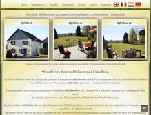 Tablet Screenshot of ferienhaus-eifelbach.de